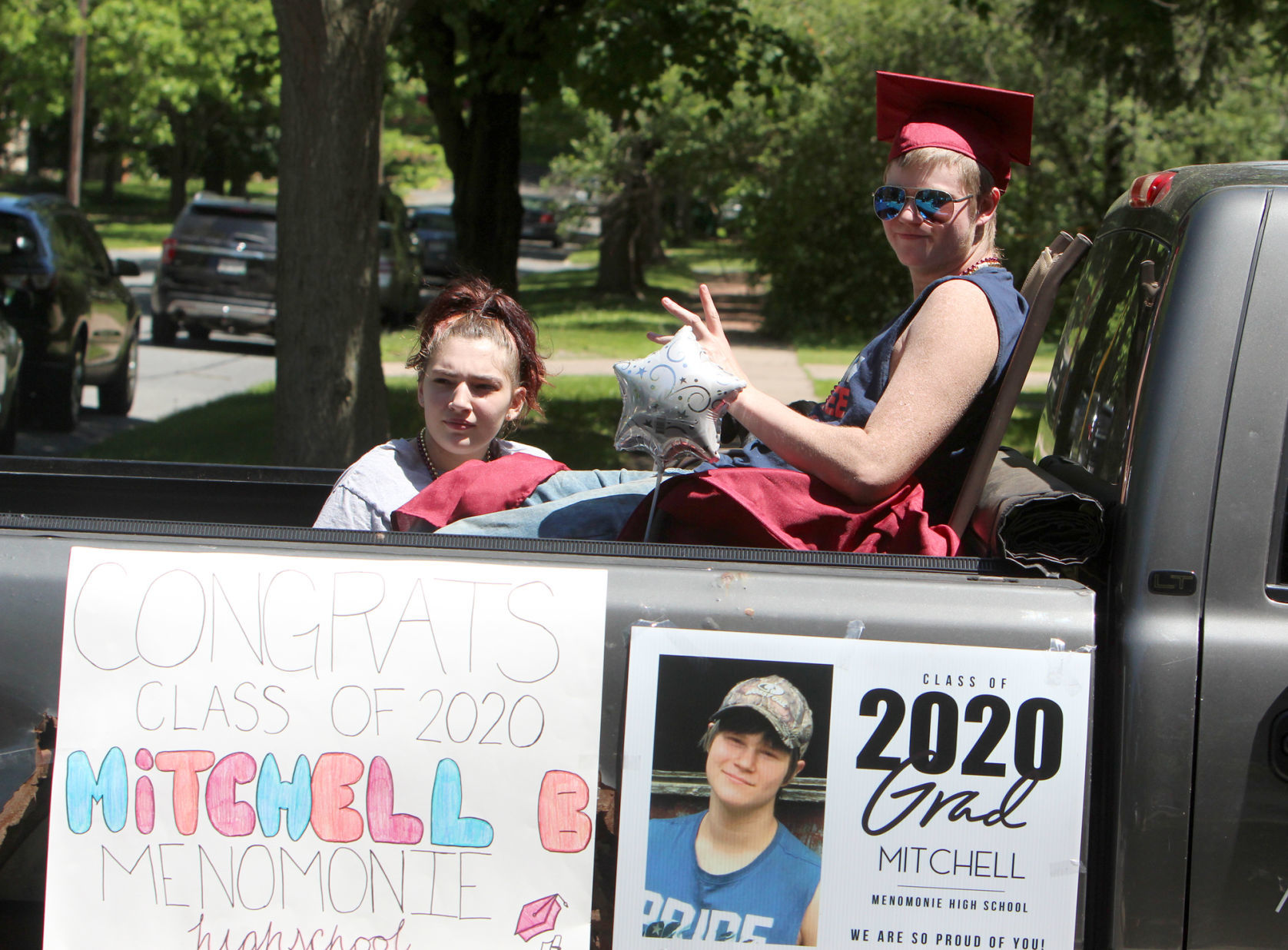 Menomonie High School Graduation Parade 5-31-20